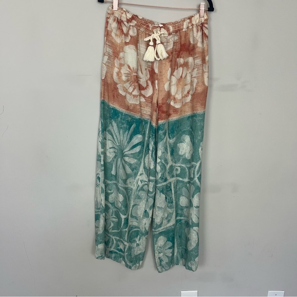 BY ANTHROPOLOGIE LINEN WIDE LEG PANTS SIZE SMALL - Picture 5 of 11